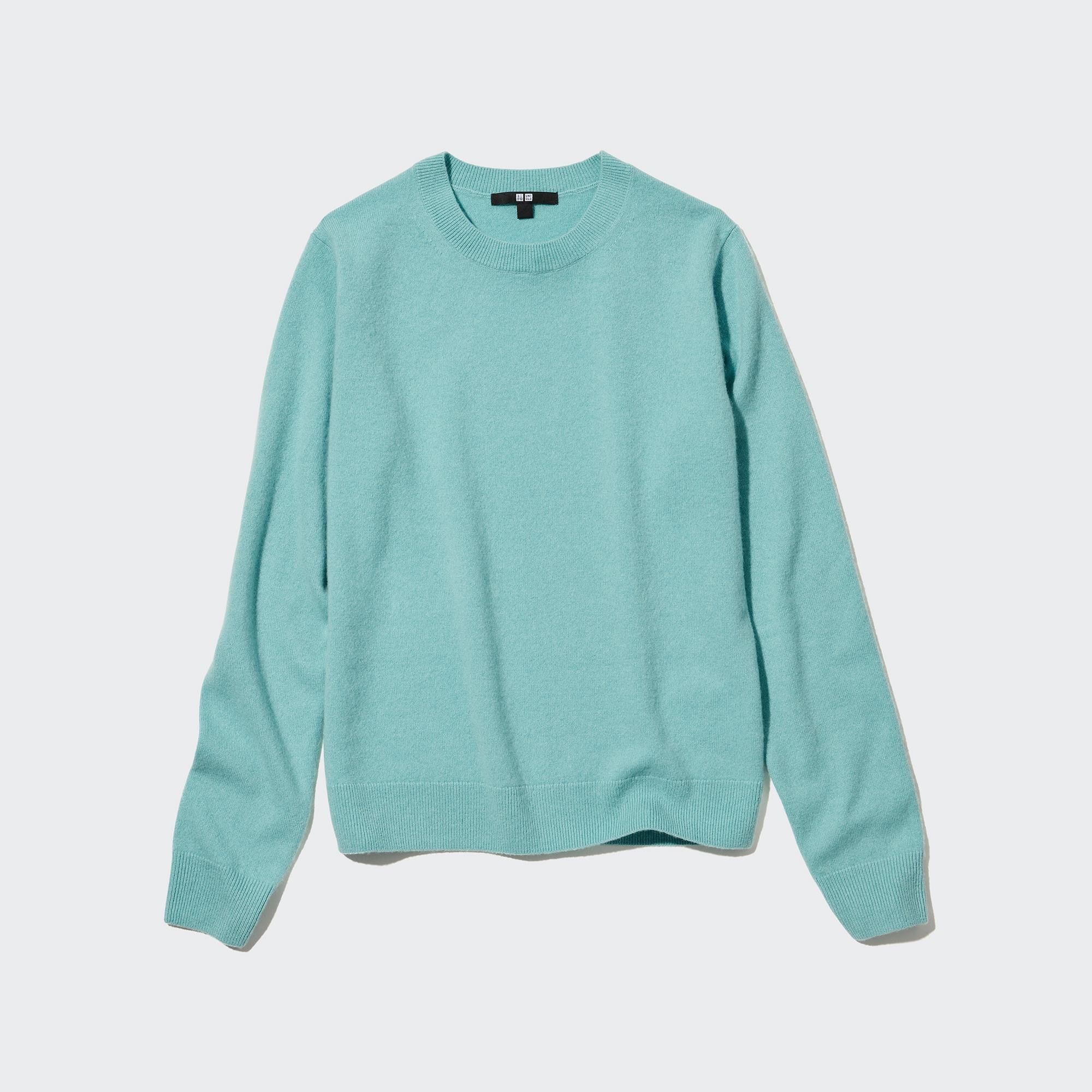 Cashmere Crew Neck Long-Sleeve Sweater