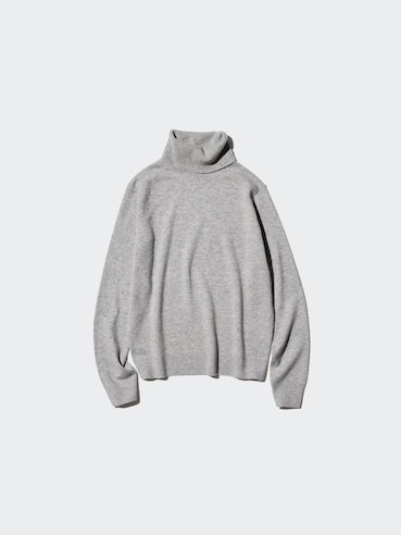 Jersey cashmere cuello alto