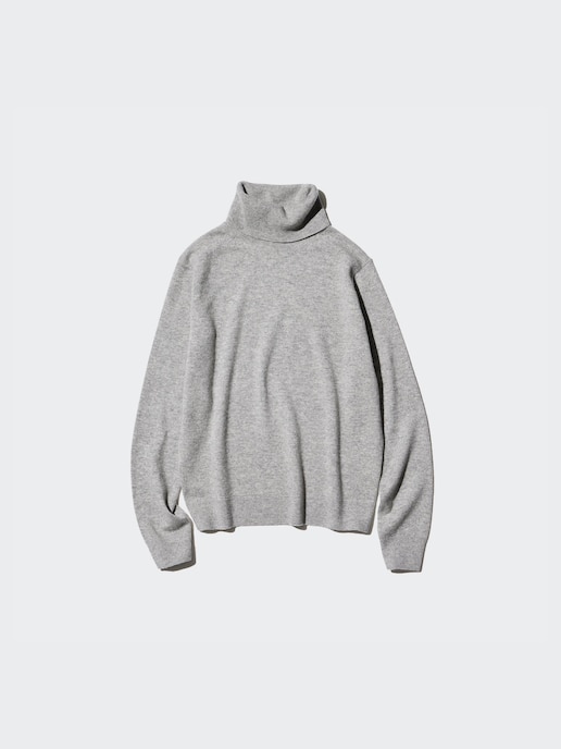 Jersey cashmere cuello alto