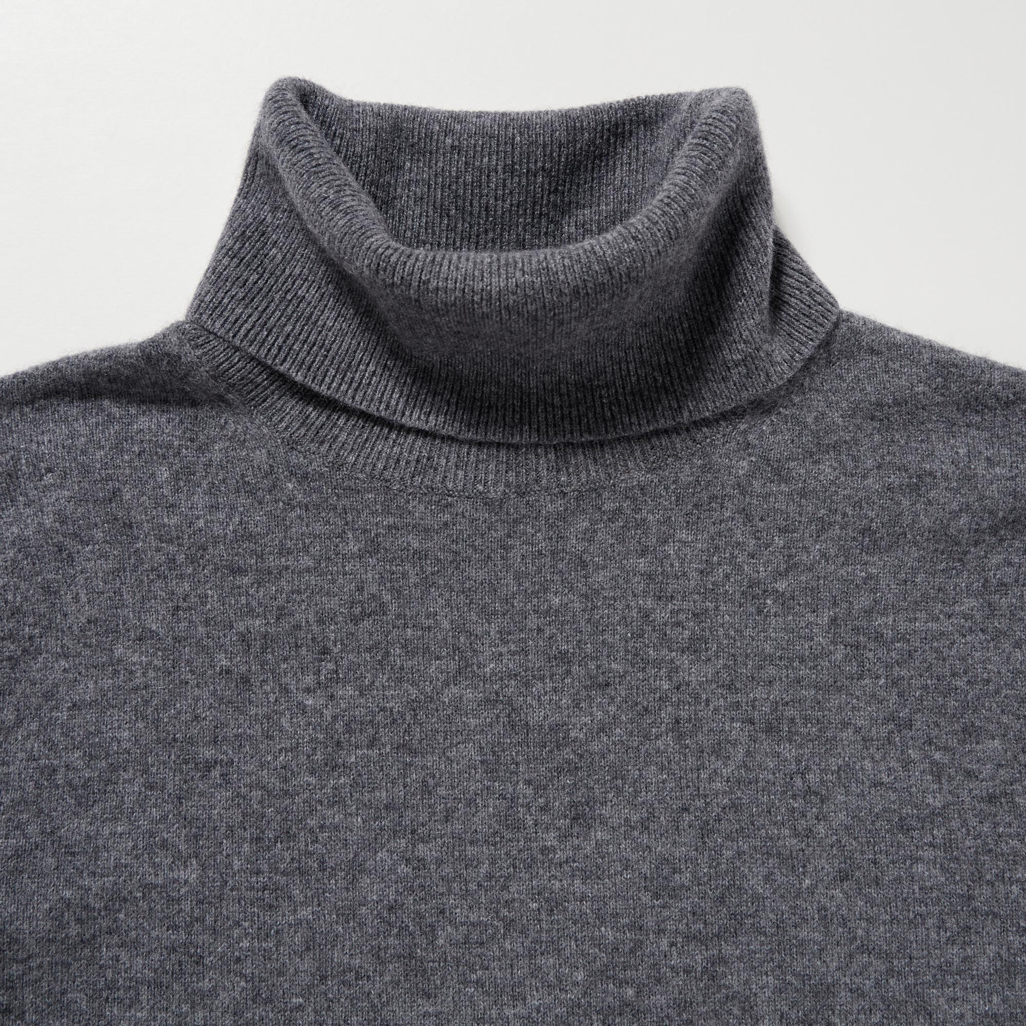 CASHMERE TURTLE NECK SWEATER