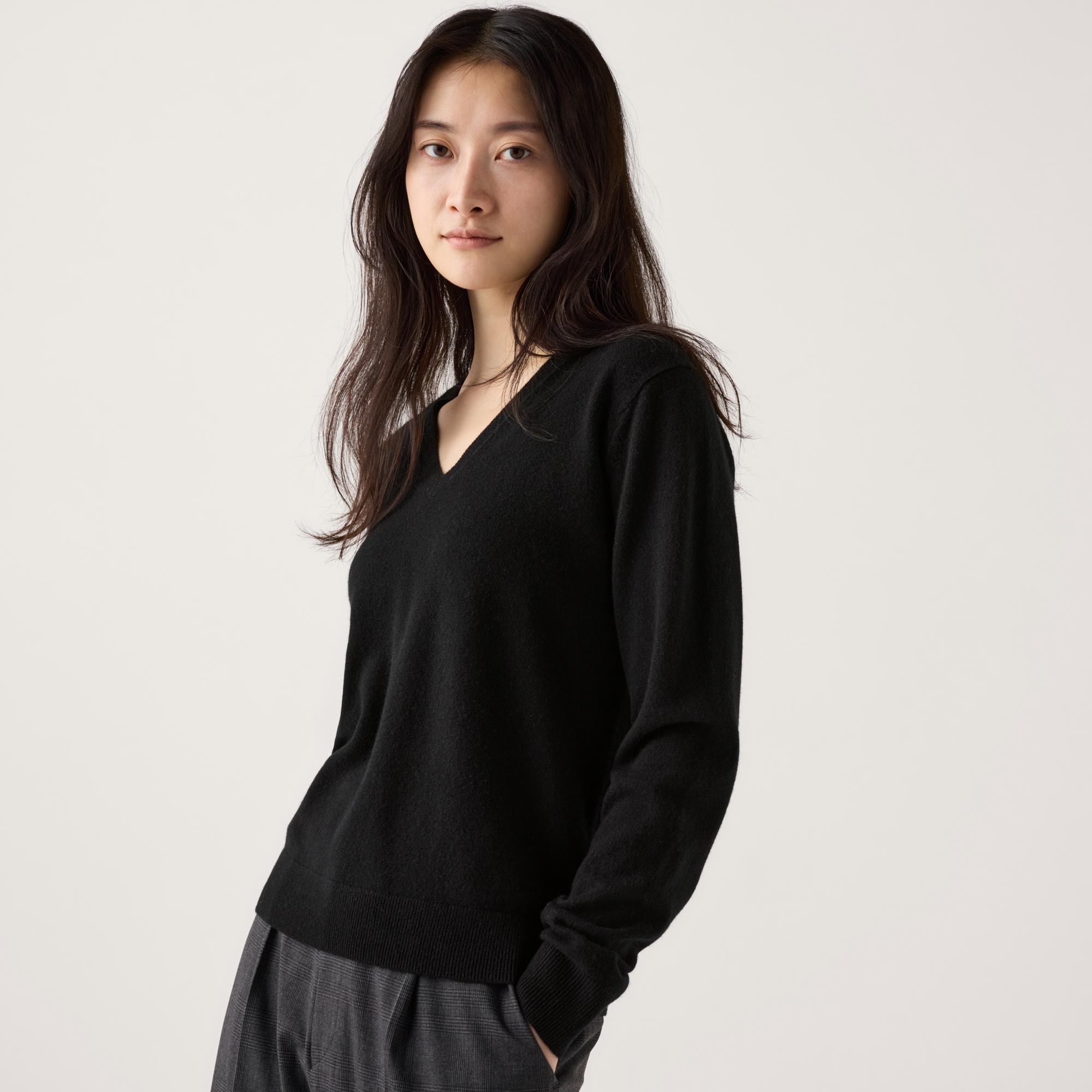 Pull cachemire best sale femme uniqlo