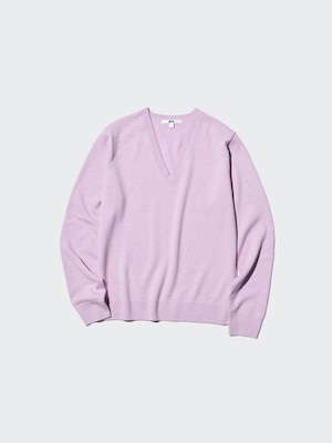 100% Cashmere V Neck Jumper