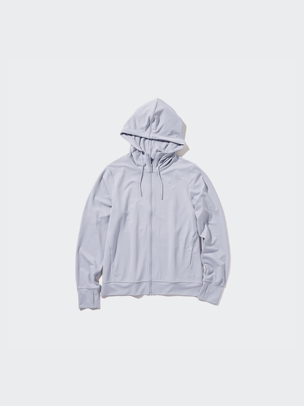 WOMEN AIRism UV PROTECTION FULL ZIP-HOODIE