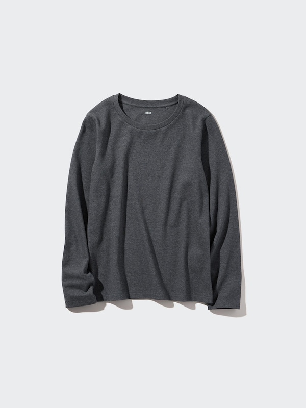 Smooth Stretch Cotton T-Shirt | Long Sleeve