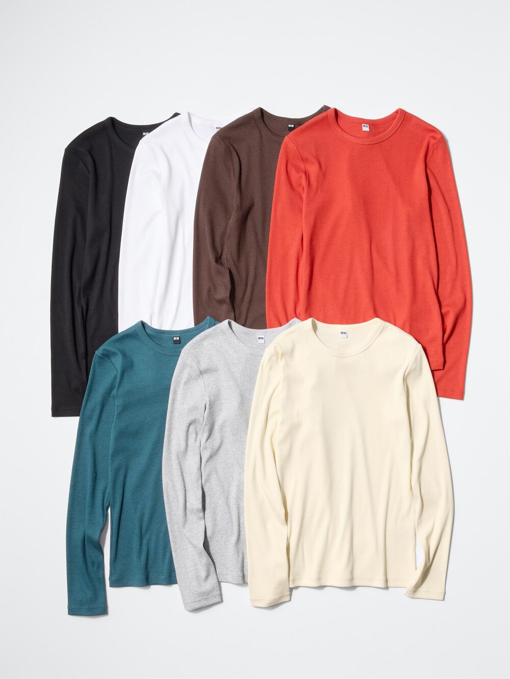 Uniqlo Soft Ribbed T-Shirt | Long Sleeve — фото 3