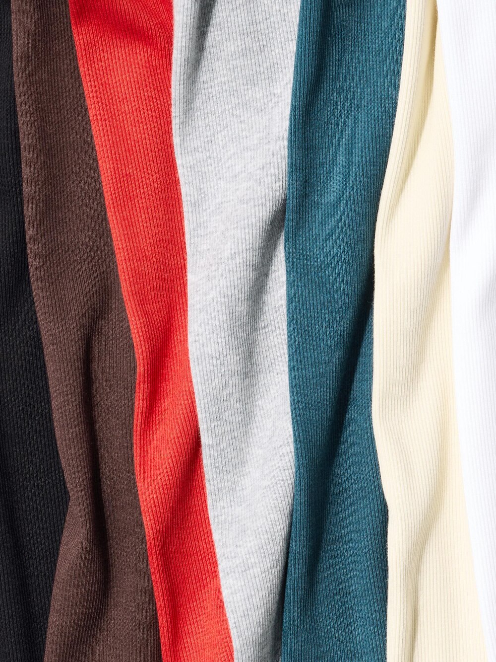 Uniqlo Soft Ribbed T-Shirt | Long Sleeve — фото 4
