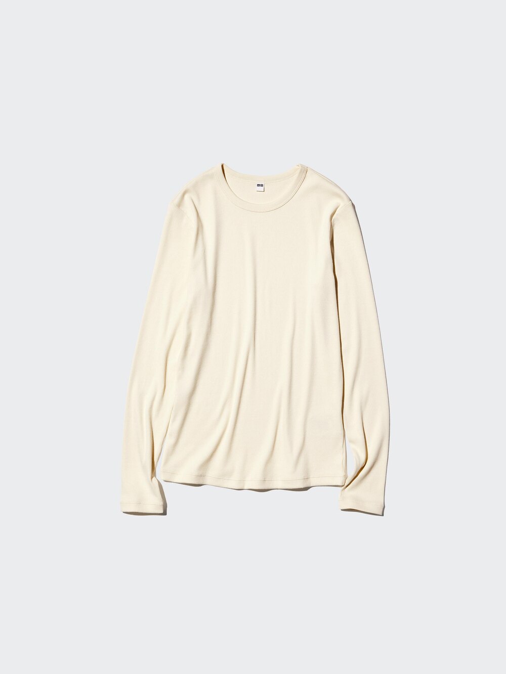 Uniqlo Soft Ribbed T-Shirt | Long Sleeve — фото 5