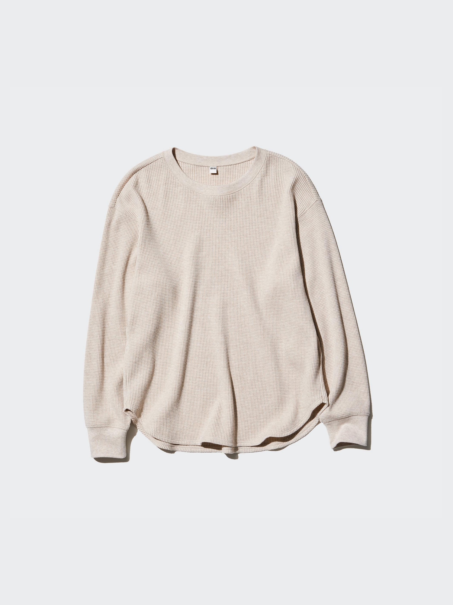 Waffle Crew Neck Long Sleeve T-Shirt | UNIQLO US Waffle Crew Neck Long Sleeve T-Shirt | UNIQLO US