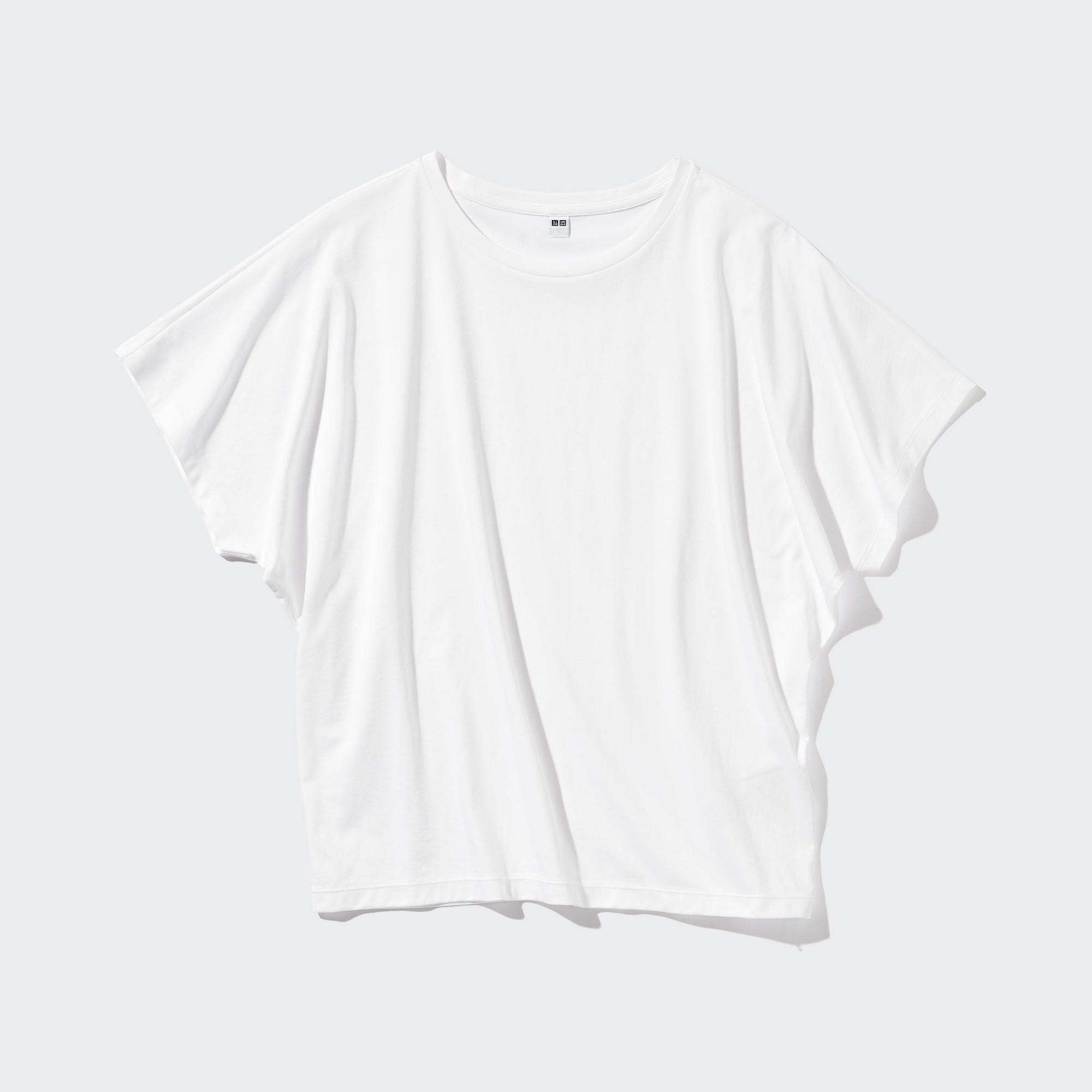 AIRism DRAPE SHORT SLEEVE T-SHIRT