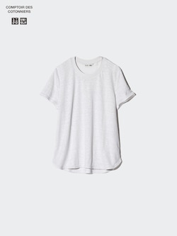 100% Linen Crew Neck T-Shirt