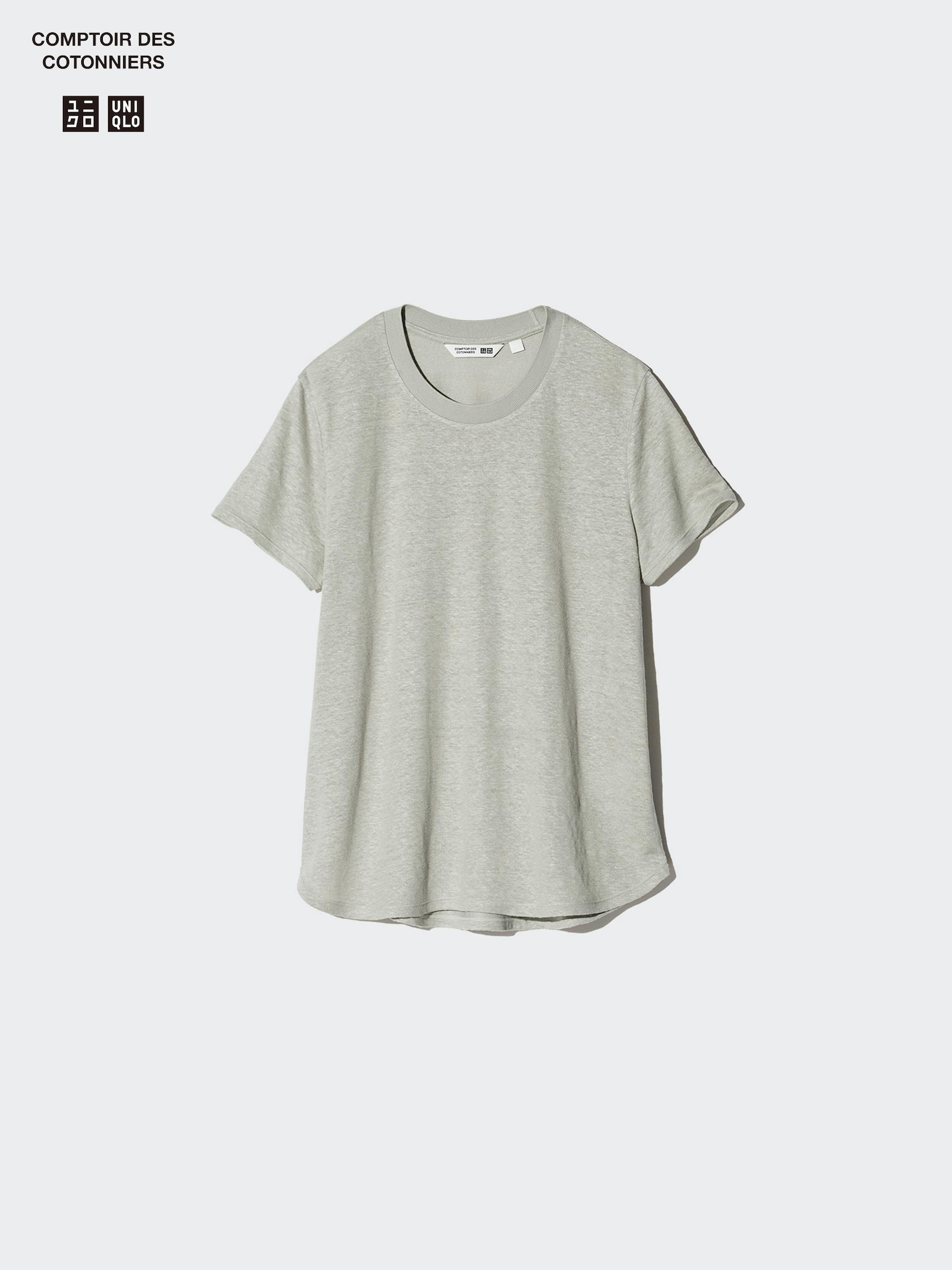 100% Linen Crew Neck T-Shirt