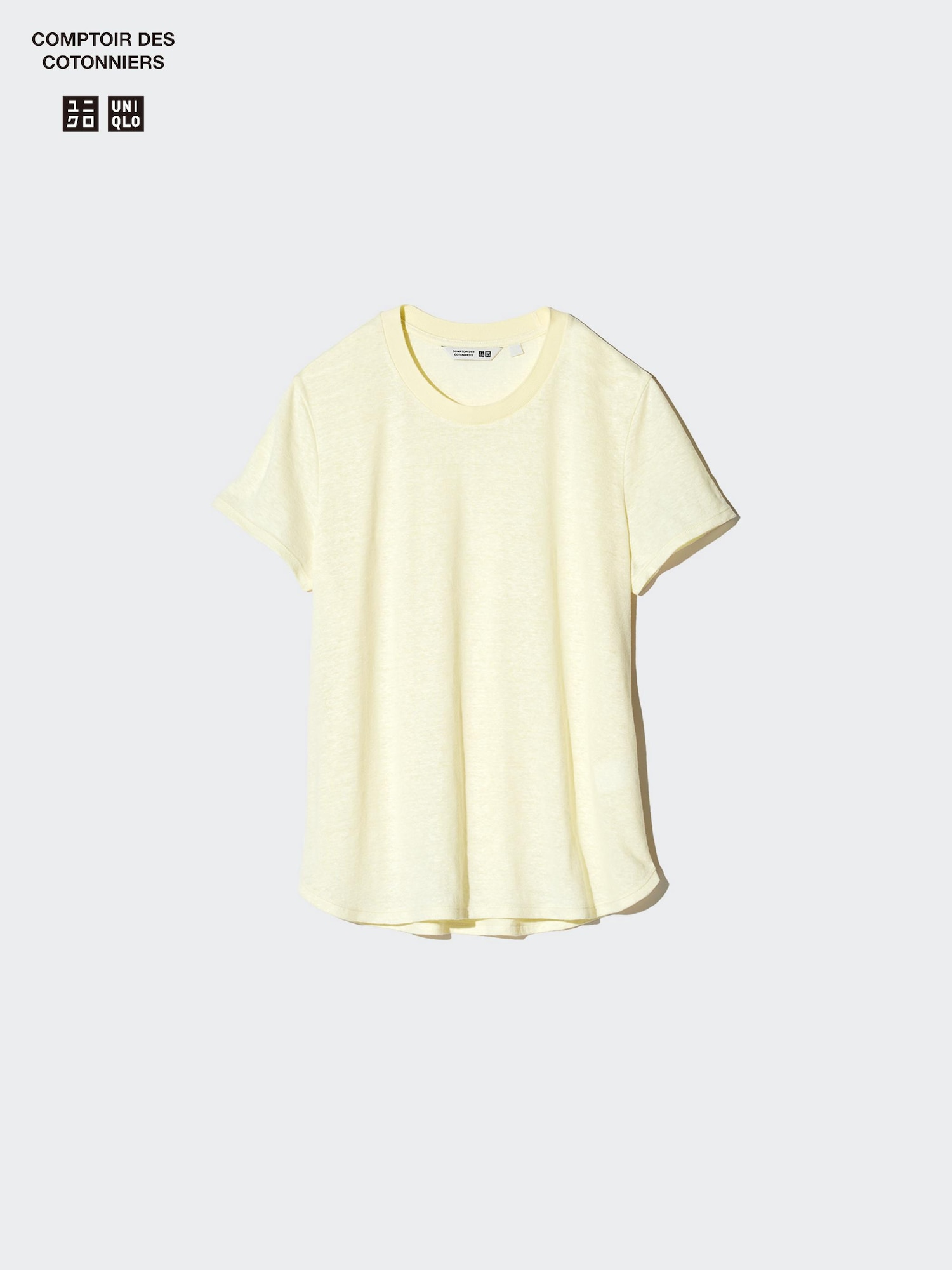 100% Linen Crew Neck T-Shirt