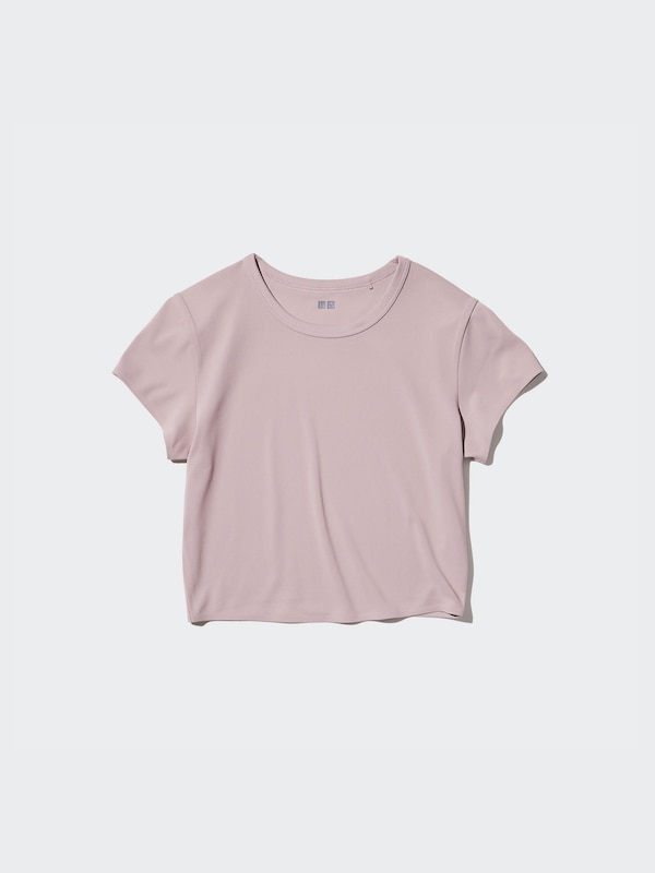 Ultra Stretch AIRism Cropped T-Shirt