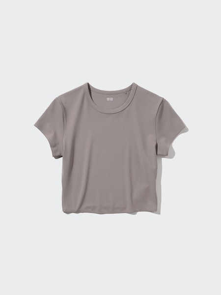 Ultra Stretch AIRism Cropped T-Shirt