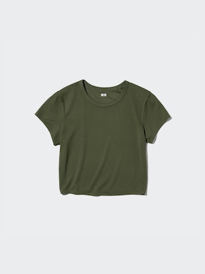 Ultra Stretch AIRism Cropped T-Shirt