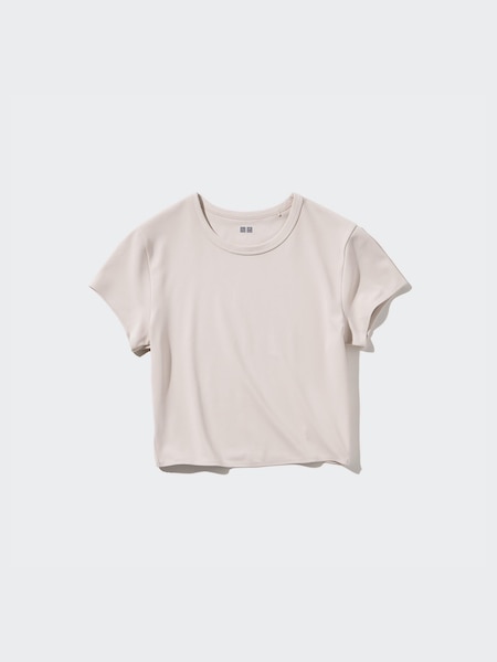 Ultra Stretch AIRism Cropped T-Shirt