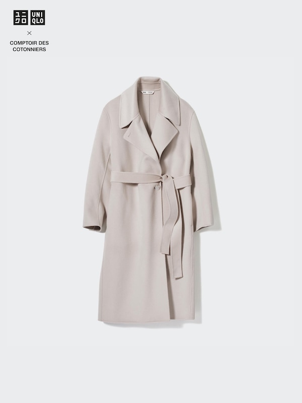 DOUBLE FACE WRAP COAT