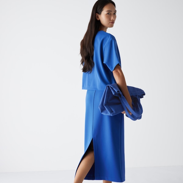 Crepe Jersey Narrow Skirt | UNIQLO US