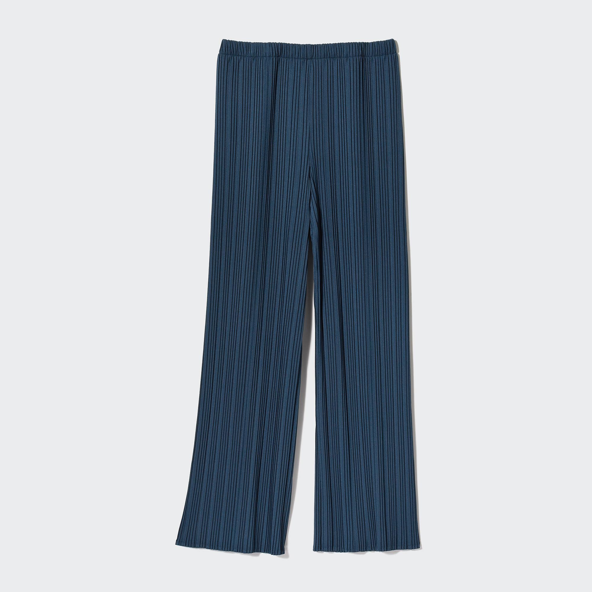 PLEATED STRAIGHT PANTS