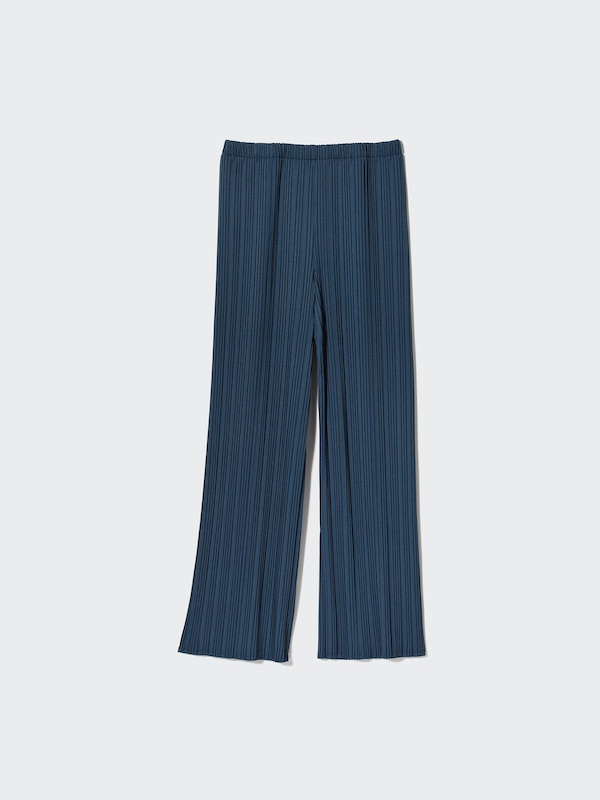 PLEATED STRAIGHT PANTS