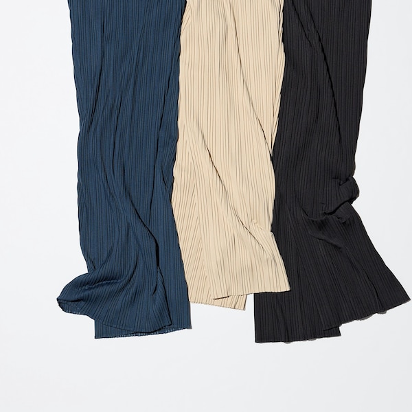 Pleated Straight Pants UNIQLO US