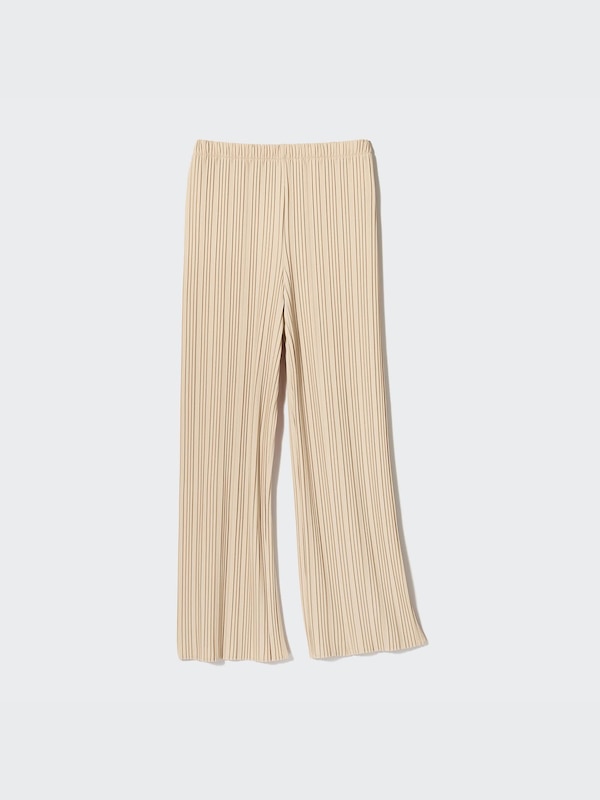 Pleated Straight Pants