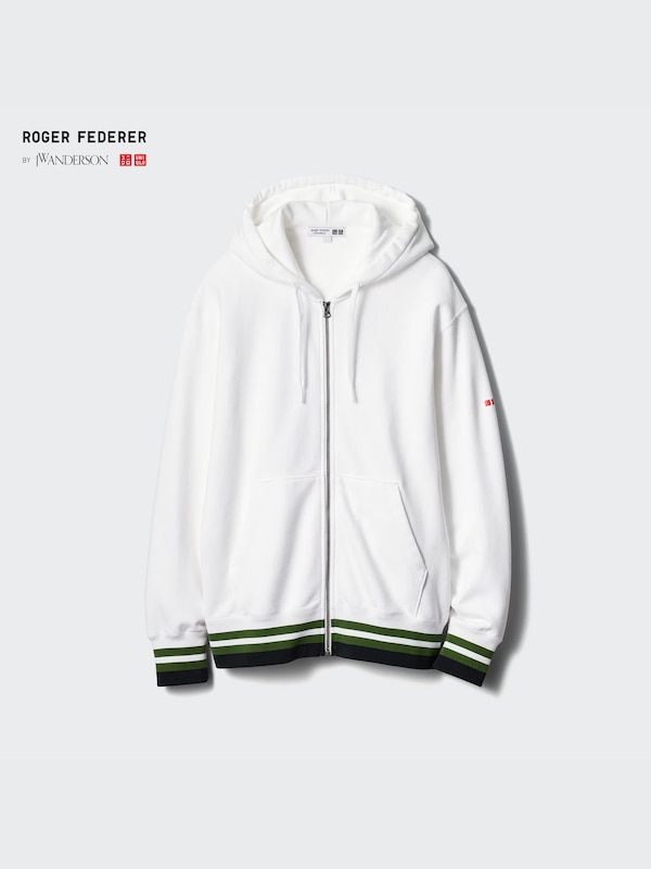 SWEAT FULL-ZIP LONG SLEEVE HOODIE (ROGER FEDERER BY JW ANDERSON)