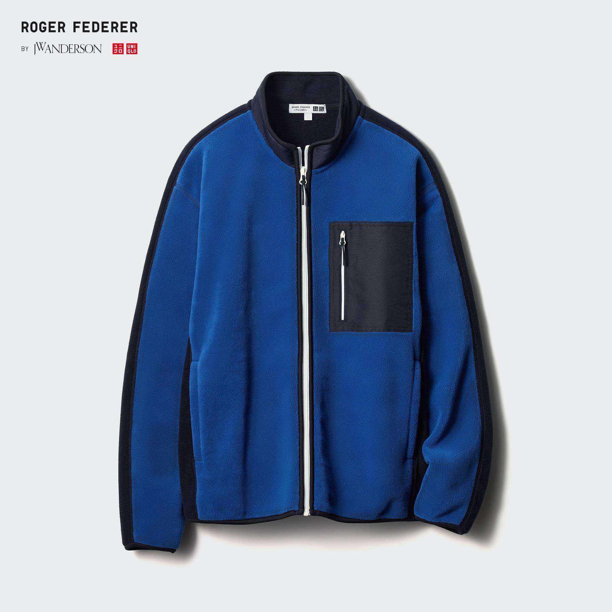 FLEECE FULL-ZIP JACKET (ROGER FEDERER BY JW ANDERSON)