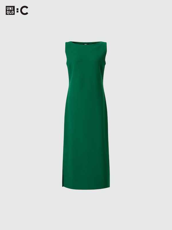Crepe Jersey Sleeveless Dress