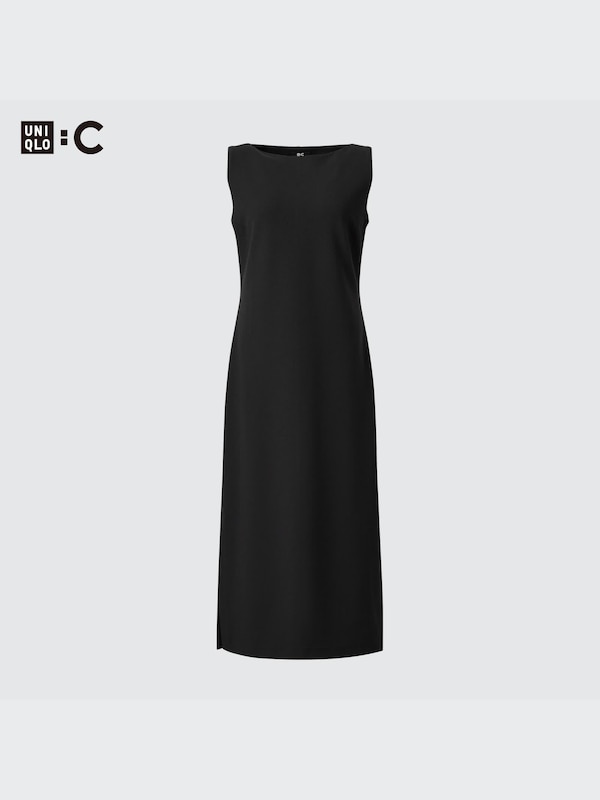 Crepe Jersey Sleeveless Dress