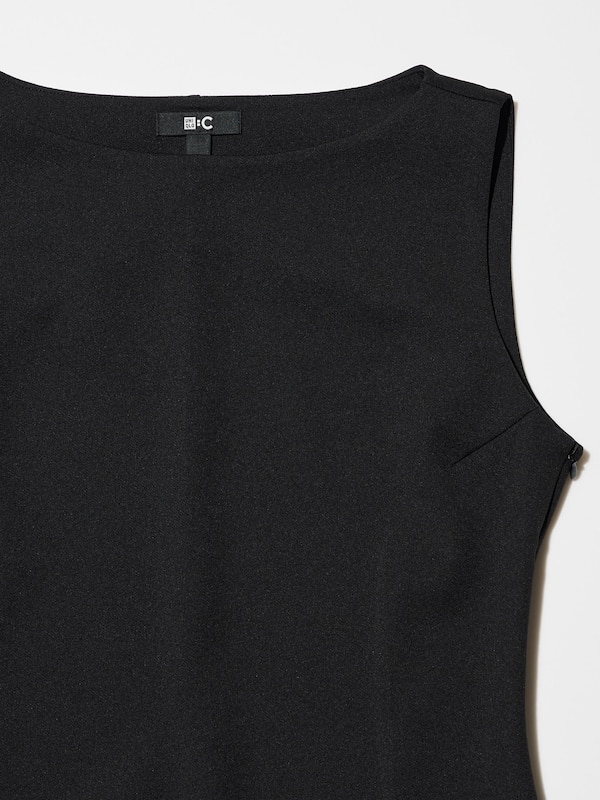 Crepe Jersey Sleeveless Dress