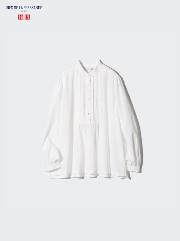 Seersucker Pintuck Blouse