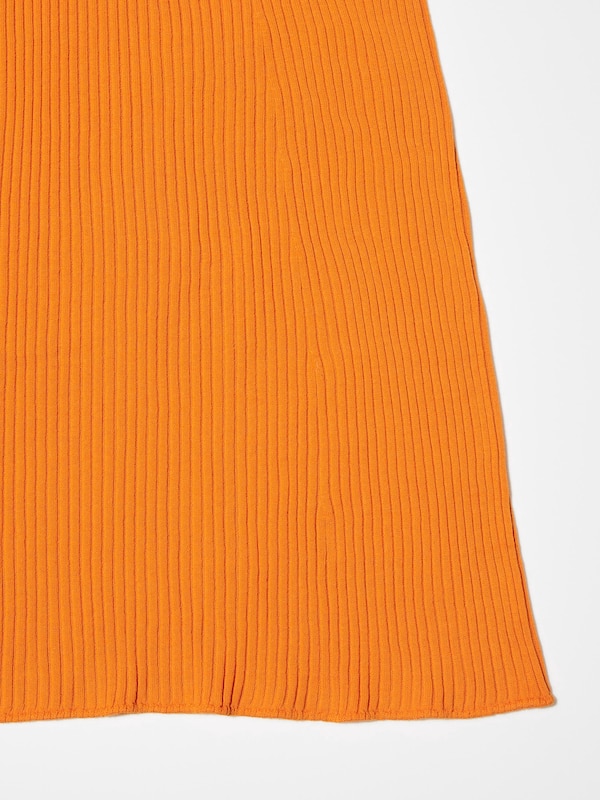 3D Knit Ribbed Sleeveless Dress