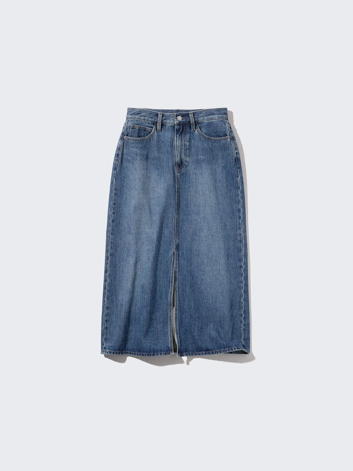 スカート musinsastandardwoman Women's Denim Carpenter Long Skirt Medi Madewell Carpenter Denim Maxi Skirt | Nordstromrack