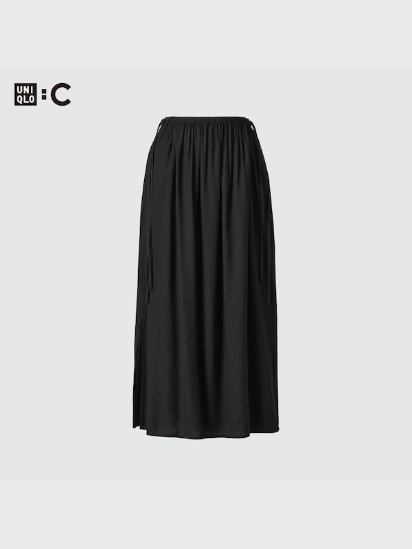 Gathered Long Skirt