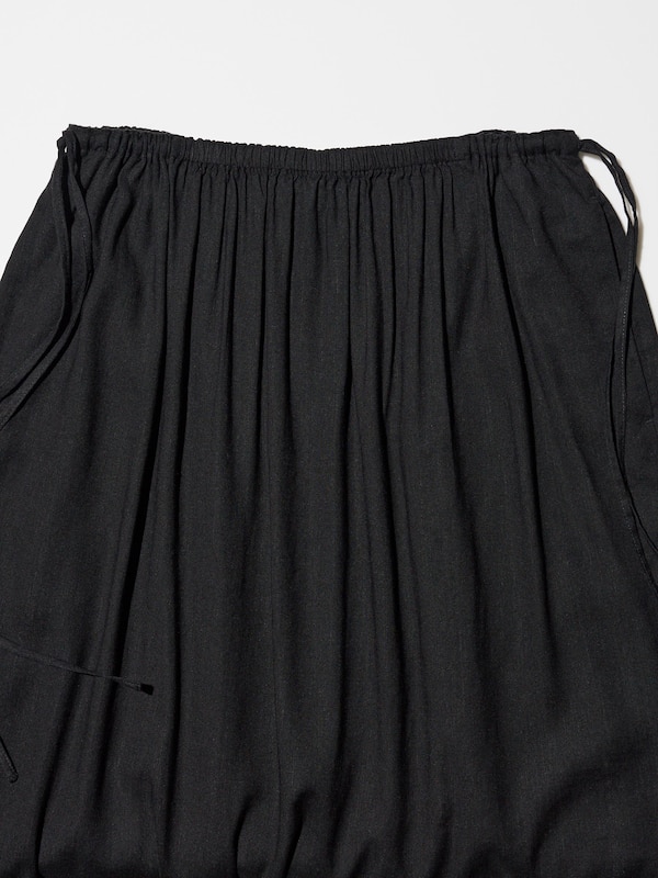 Gathered Long Skirt