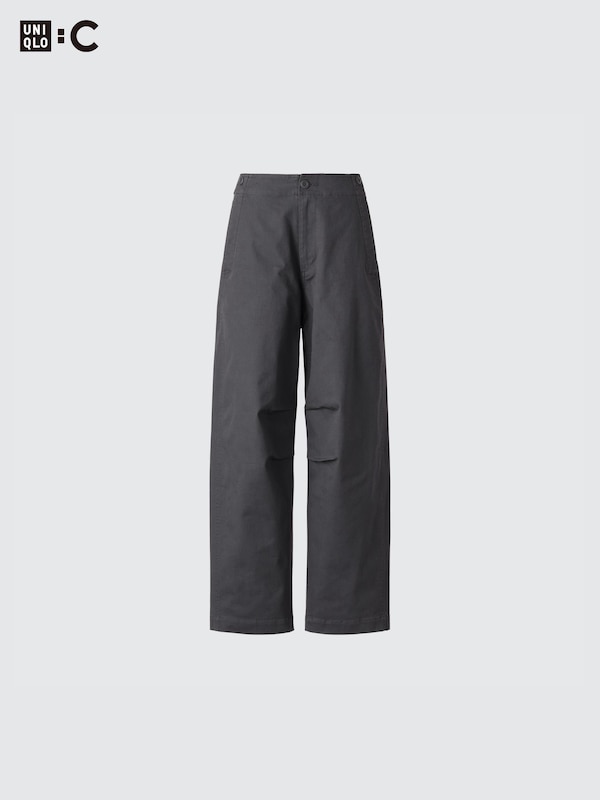 Cotton Wide Pants