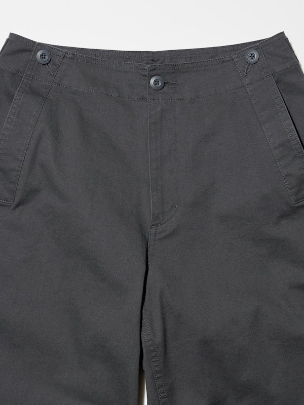 Cotton Wide Pants
