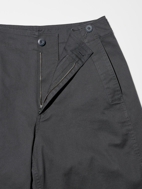 Cotton Wide Pants