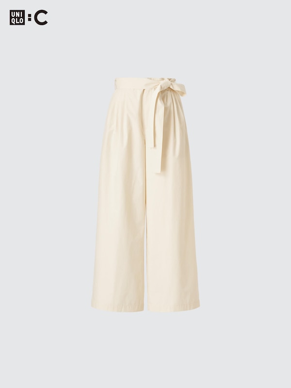 PANTALON 7/8E AMPLE AVEC CEINTURE