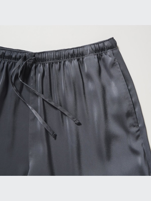 Satin Short-Sleeve Pajamas