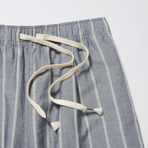Plus Size Buykud Stripe Cotton Linen Women Pants in 2023