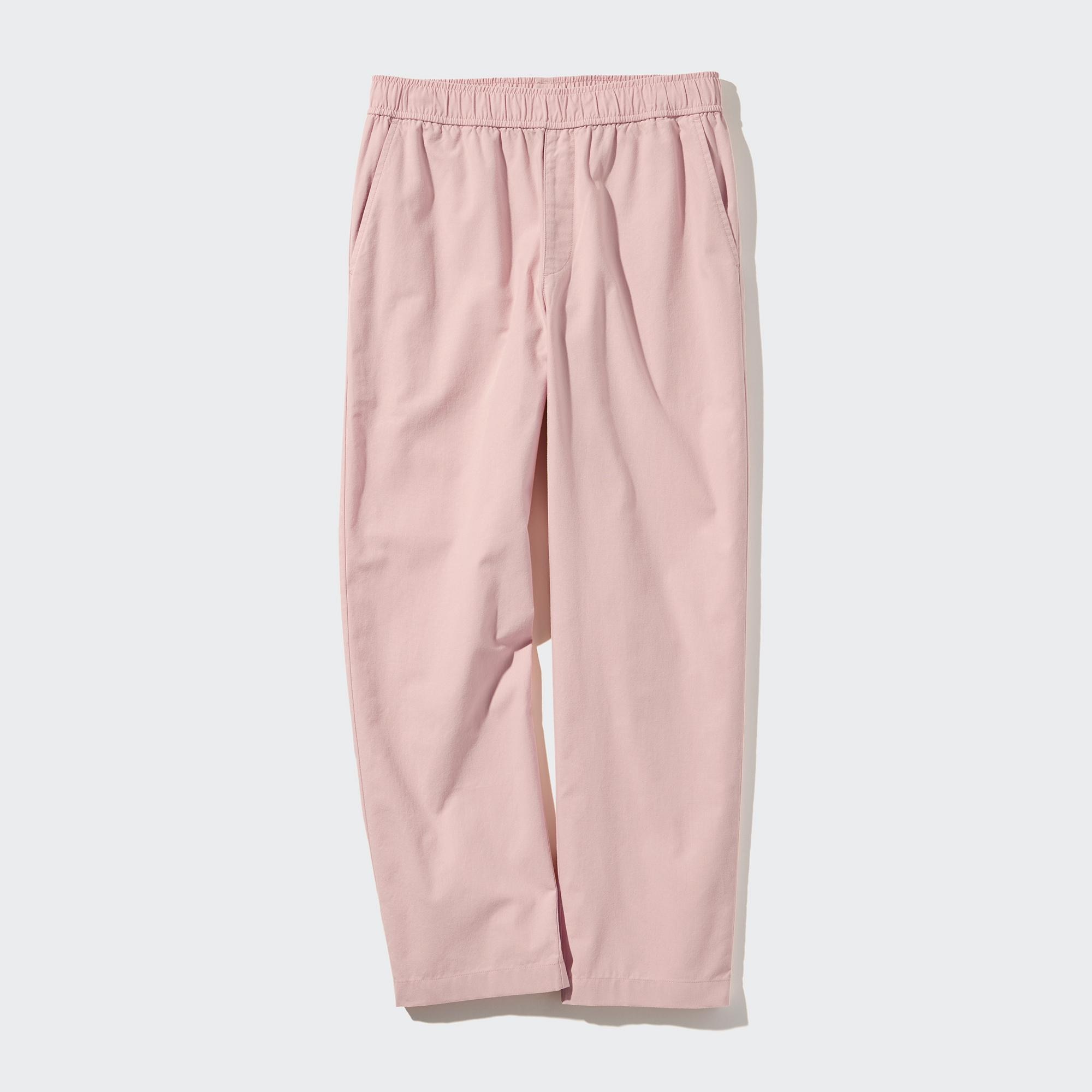 COTTON RELAXED ANKLE PANTS