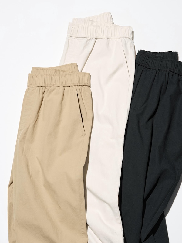 Cotton Relaxed Ankle Pants