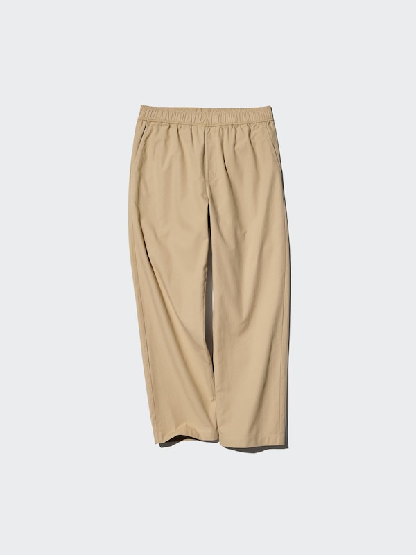 Cotton Relaxed Ankle Pants