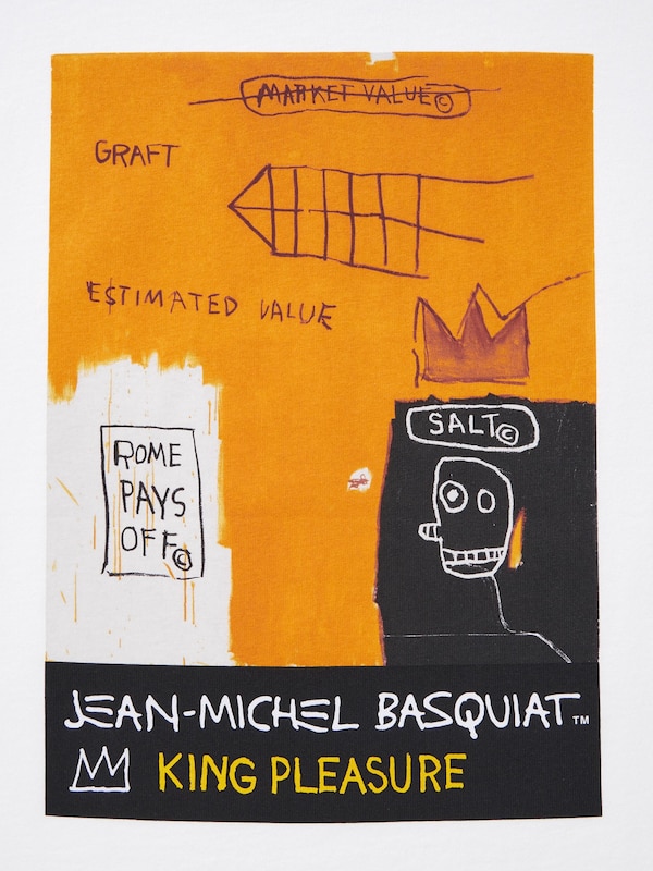 Jean-Michel Basquiat King Pleasure UT (Oversized Short-Sleeve Graphic T-Shirt)