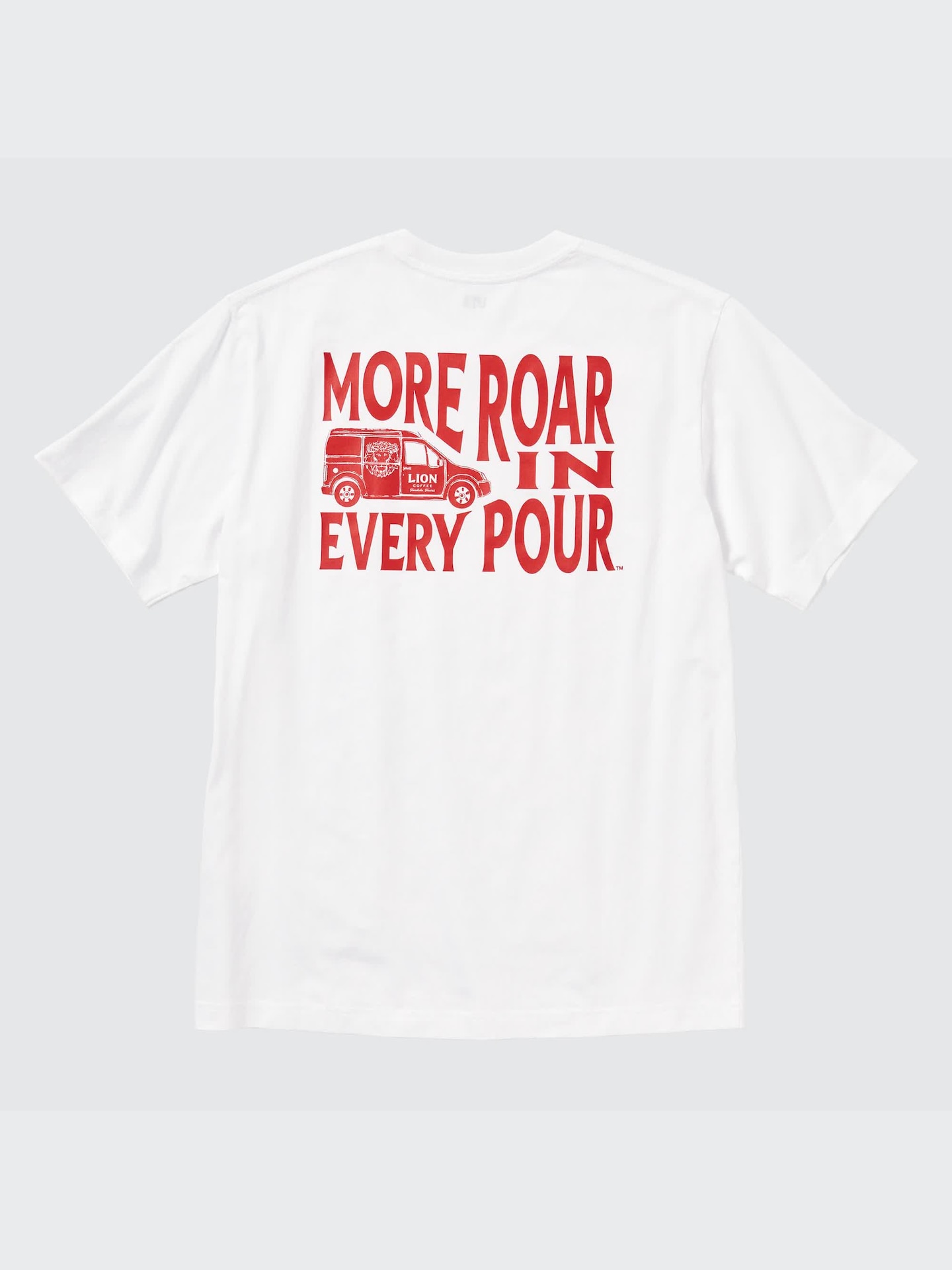 Мужская футболка Uniqlo The Brands Hawaiian Loco UT Graphic T-Shirt Lion Coffee, цвет: Белый — фото 2