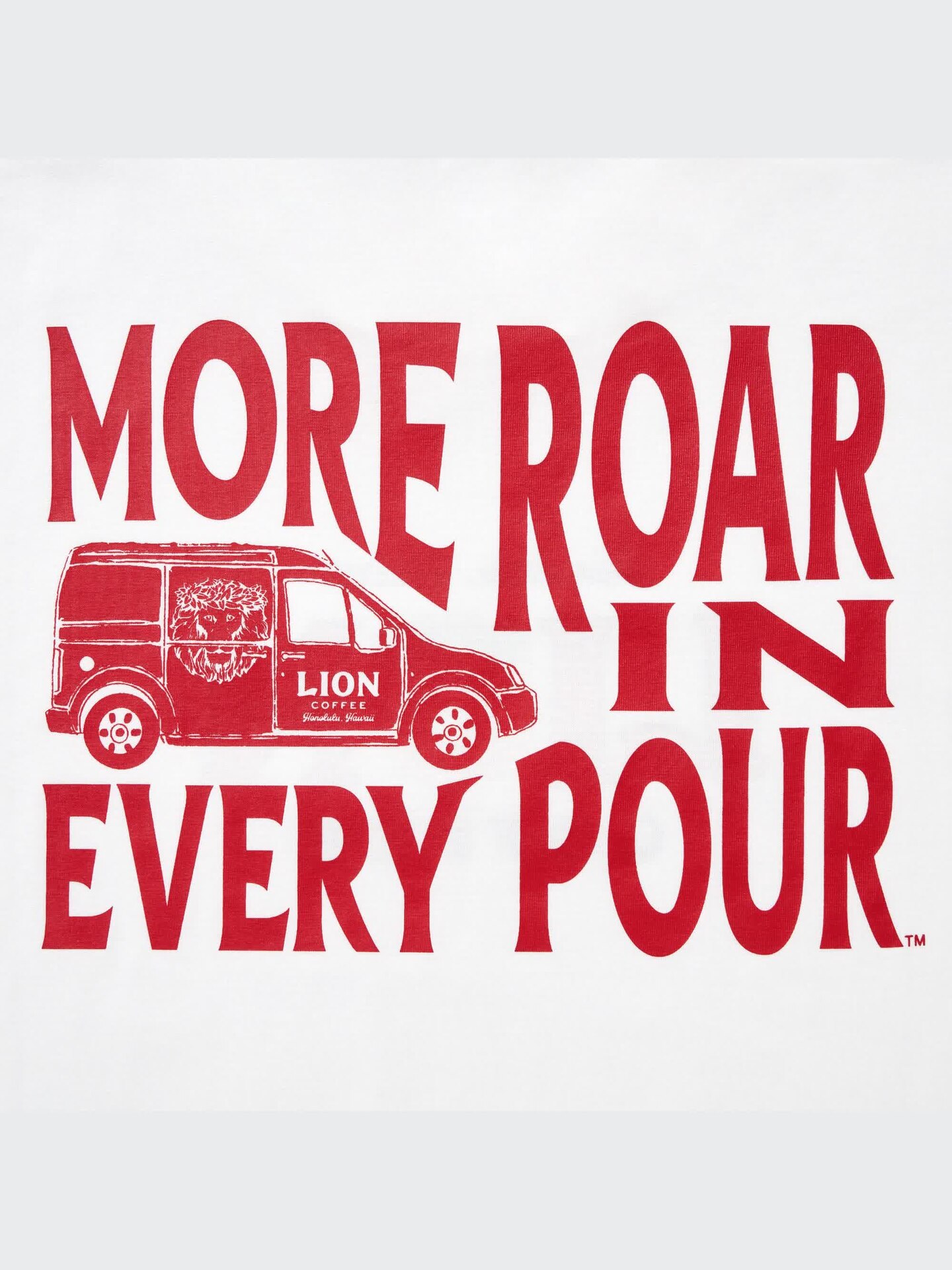 Мужская футболка Uniqlo The Brands Hawaiian Loco UT Graphic T-Shirt Lion Coffee, цвет: Белый — фото 7