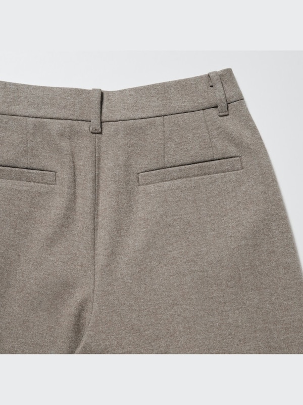 Jersey Bundfaltenhose (Wide Fit, lang)