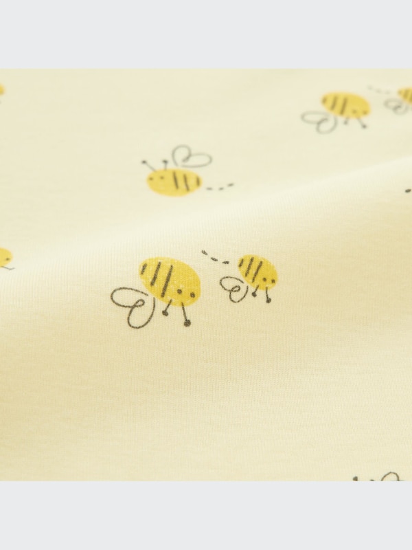 Joy of Print Long-Sleeve One Piece Outfit (Bee)